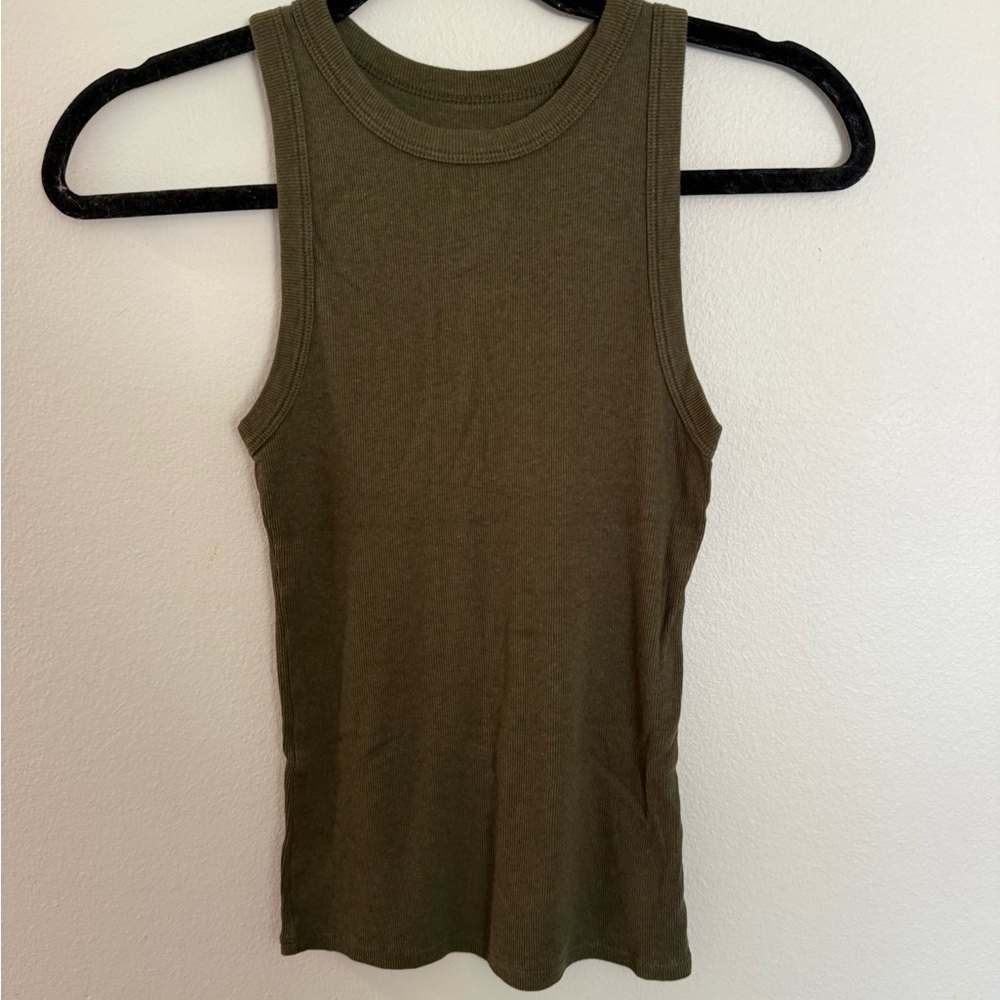 Olive Green Tank Top